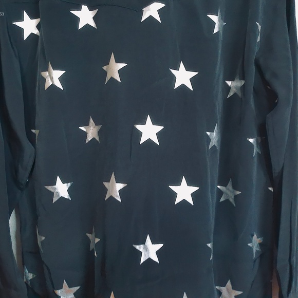 NWT Wrangler Western Shirts Snap Down Long Sleeve Black/Silver Men’s Size Small - Picture 7 of 11